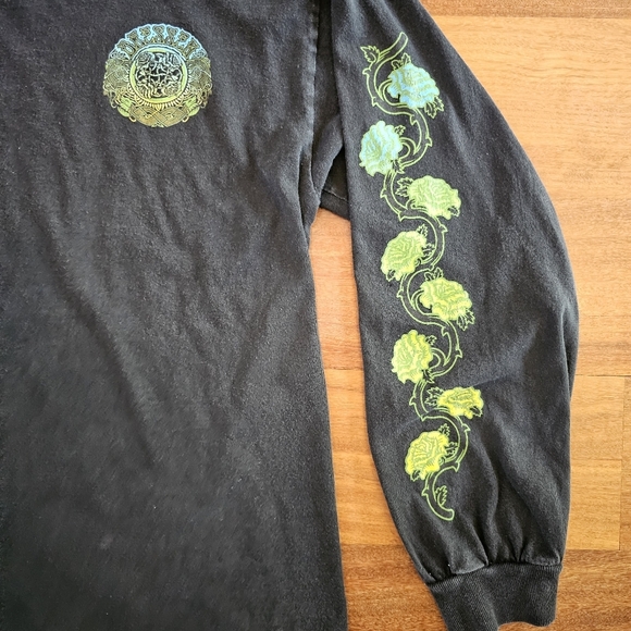 Santa Cruz Skate Alstyle Black Long Sleeve Tshirt Eric Dressen Roses Mens M - Picture 11 of 11